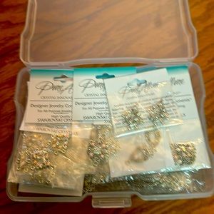 Assorted Swarovski crystals for making jewelry